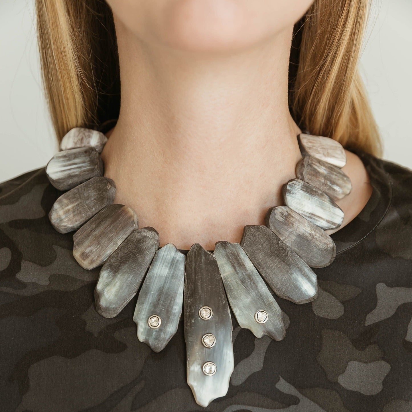 Dark Matte Horn Collar