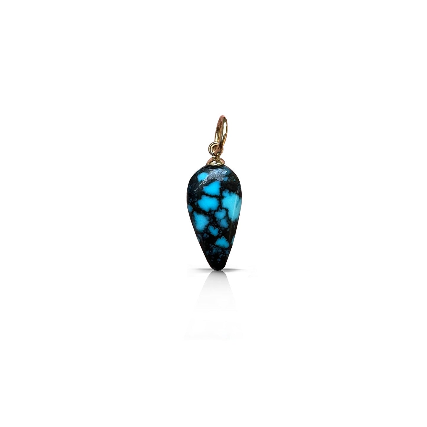 14k Hubei Turquoise Charm