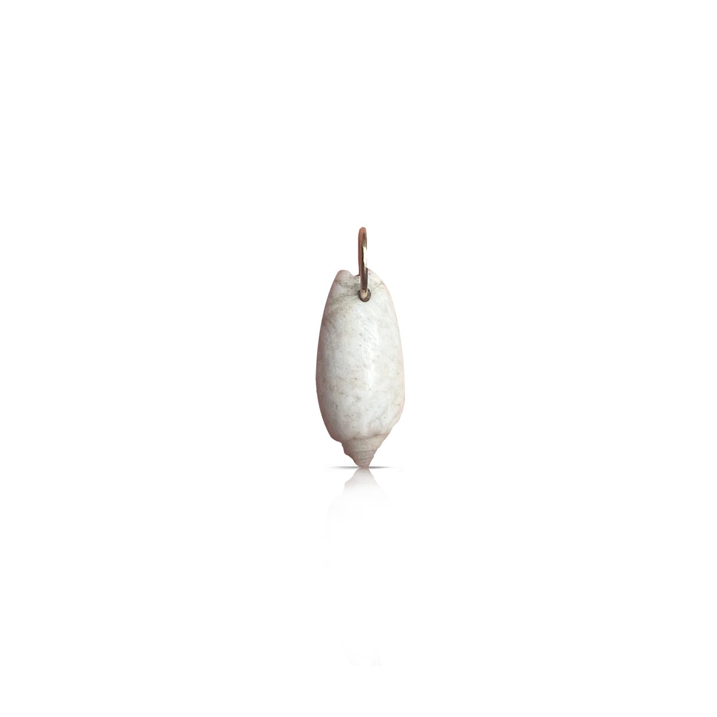 14k Olive Shell Charm