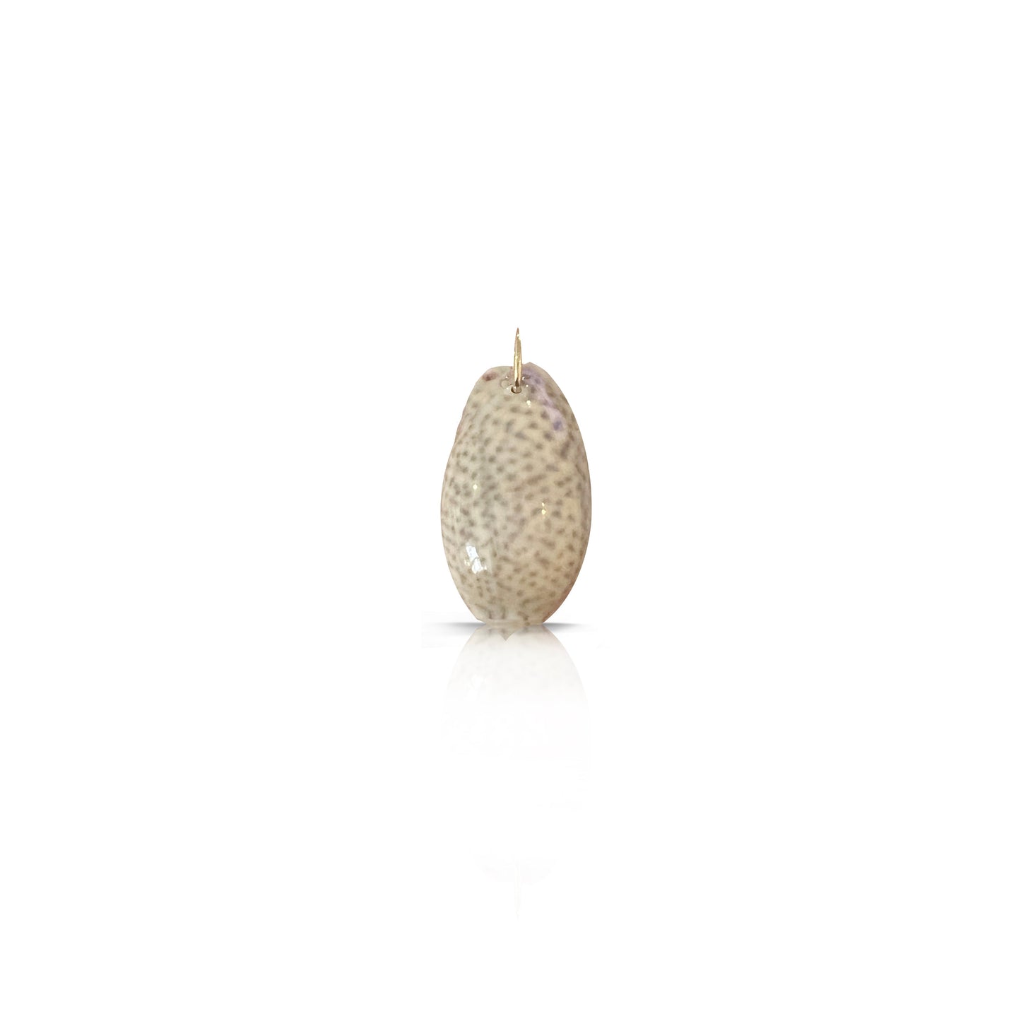14k Olive Shell Charm