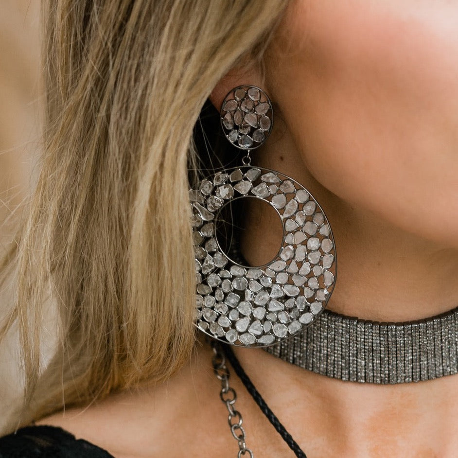 Disco Diamond Earrings