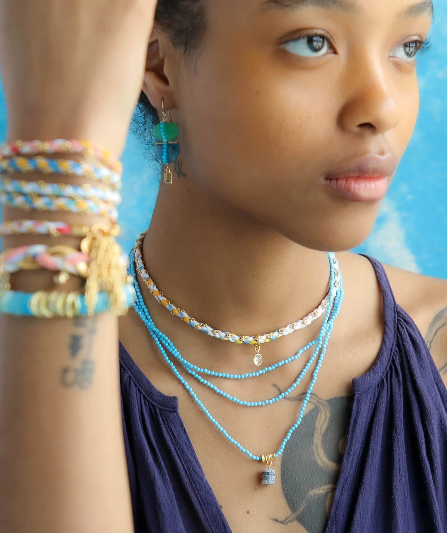 Aramis Beaded Layering Necklace