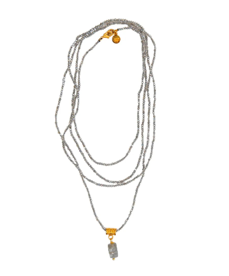 Aramis Beaded Layering Necklace