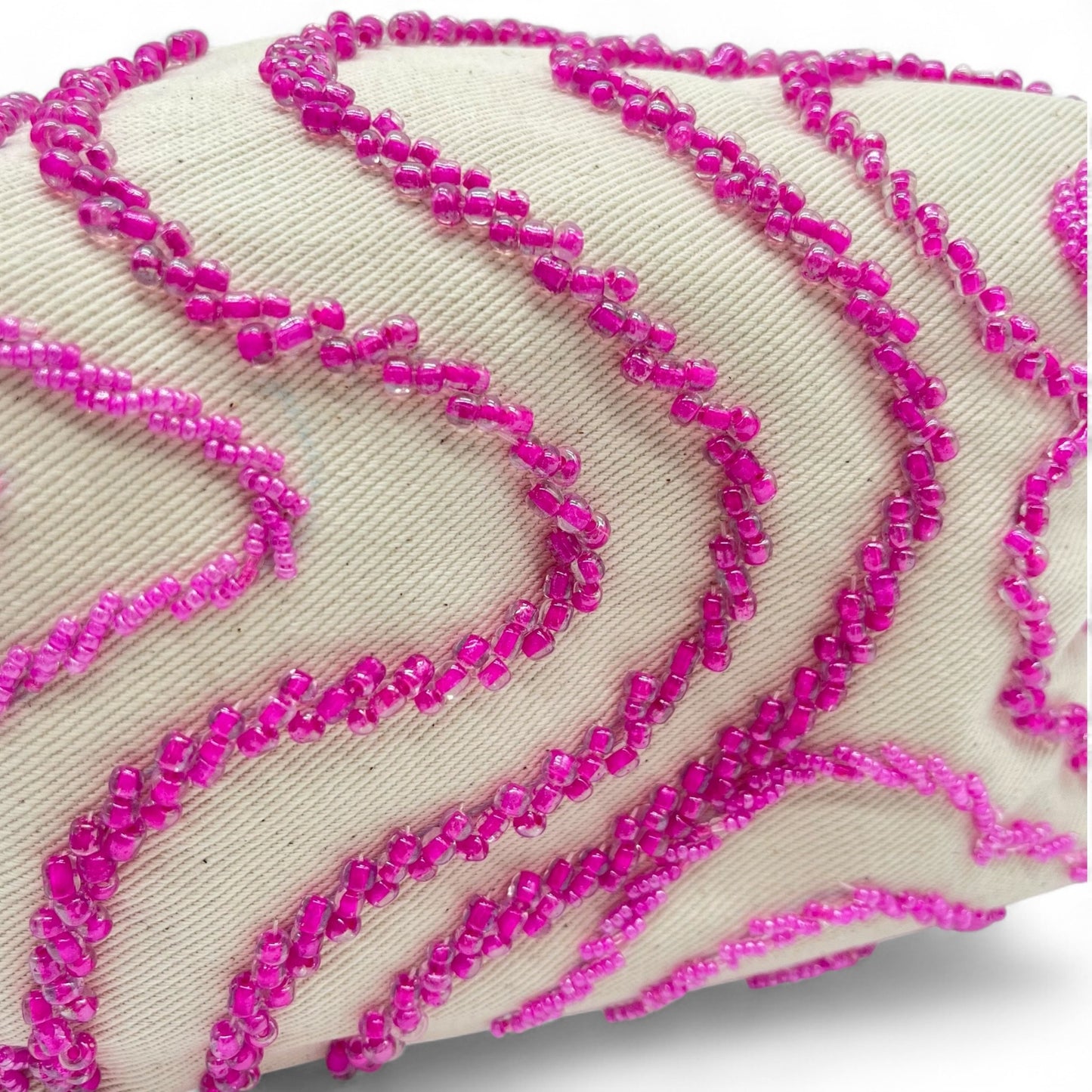 Beaded Pouchette - Pink Sand