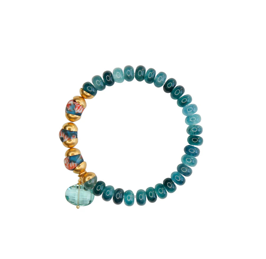Capri Bracelet in Deep Seafoam