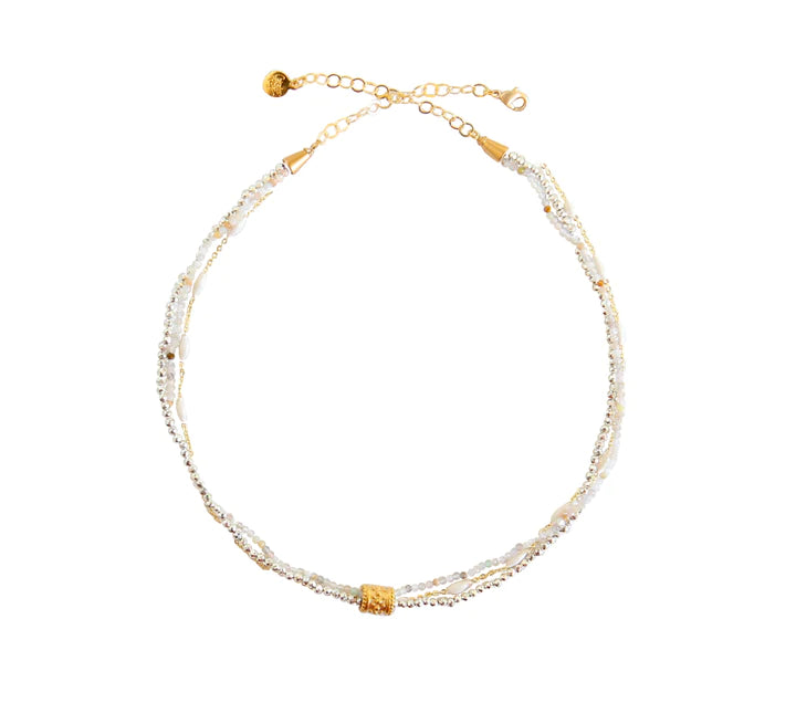 Chiffon Multi Strand Necklace