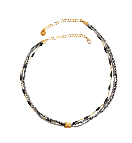 Chiffon Multi Strand Necklace