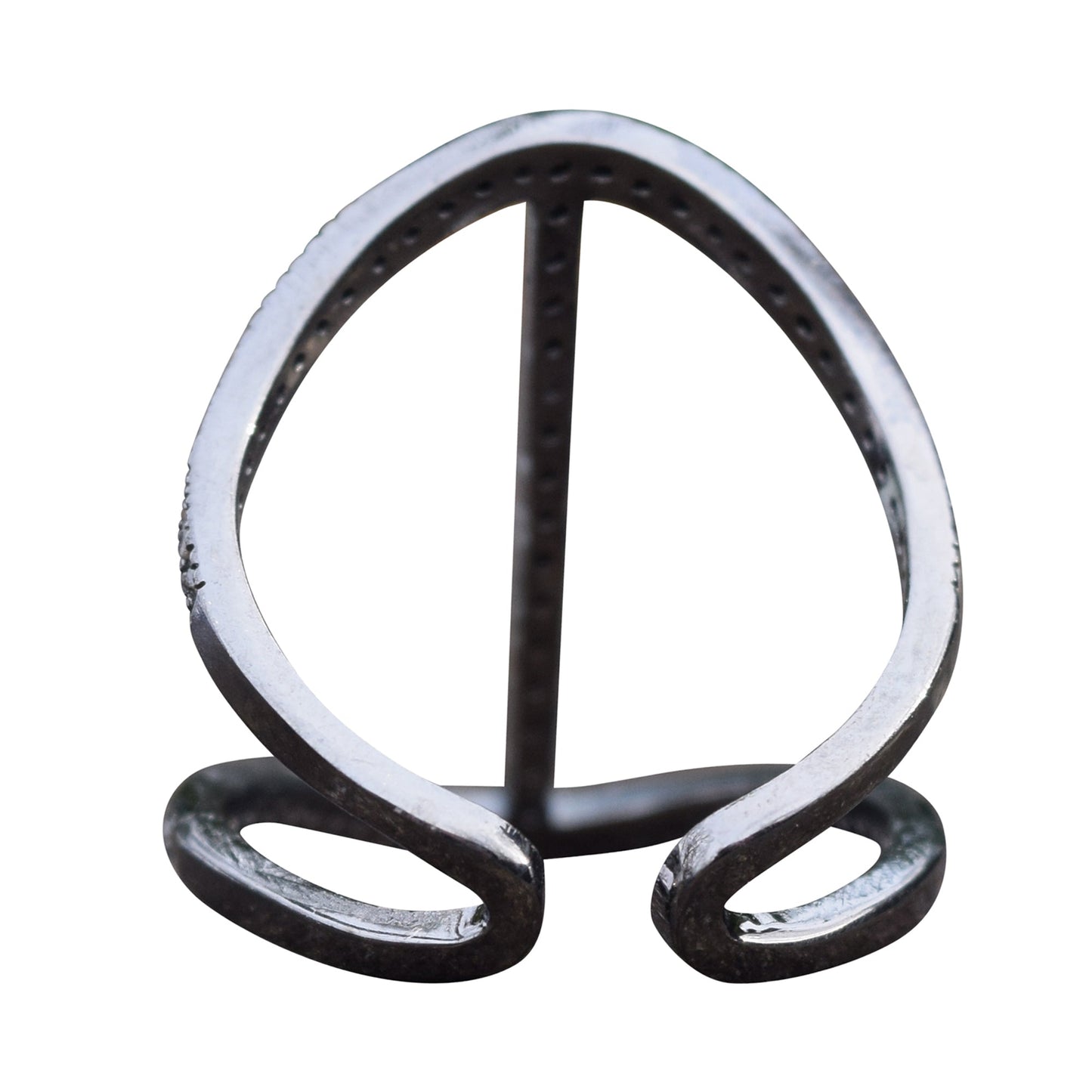 1-Row Adjustable Diamond Ring