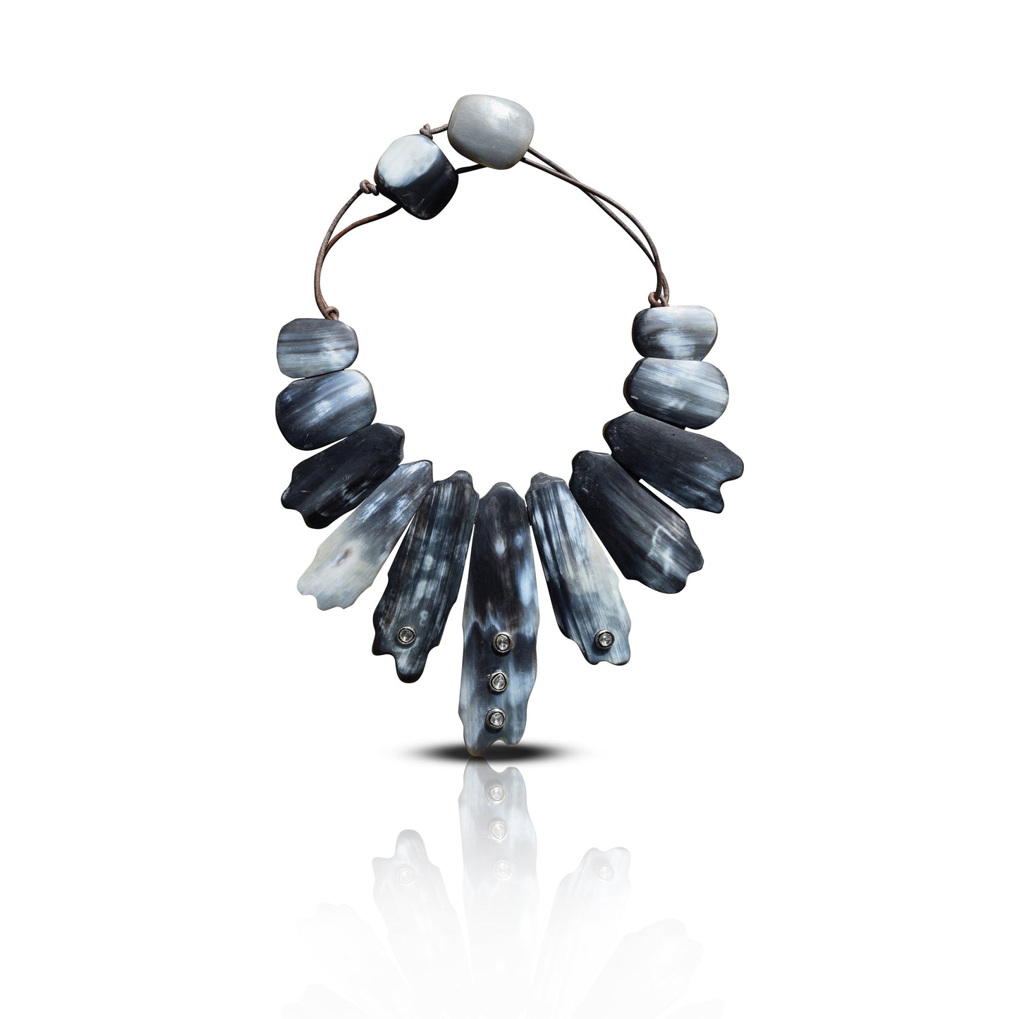 Dark Matte Horn Collar