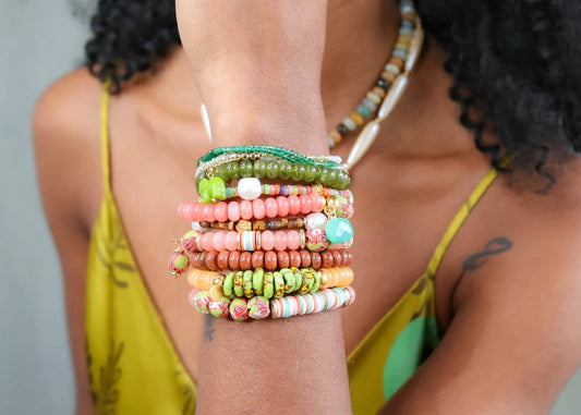 Echo Bracelet Set in Robin's Egg Blue