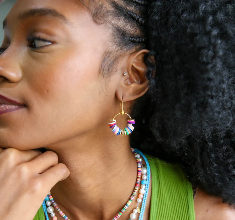 Esme Earrings in Pink Valentine