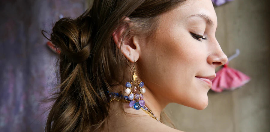 Florence Earring in Lilac Breeze