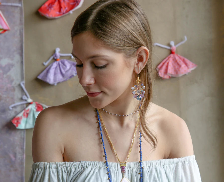 Florence Earring in Lilac Breeze