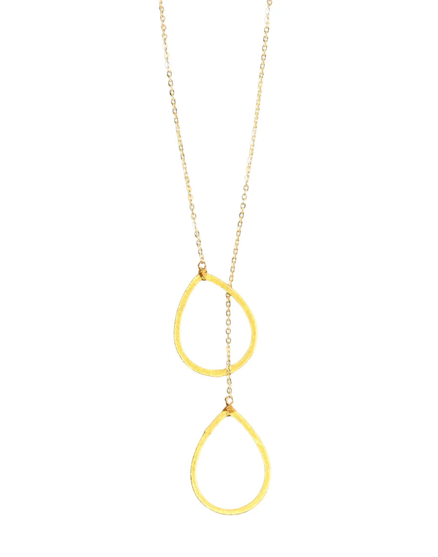 Loop Lariat in Gold