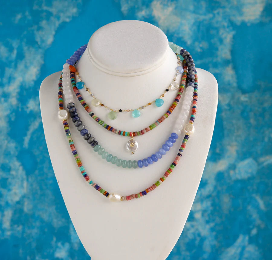 Mambo Necklace in Turquoise