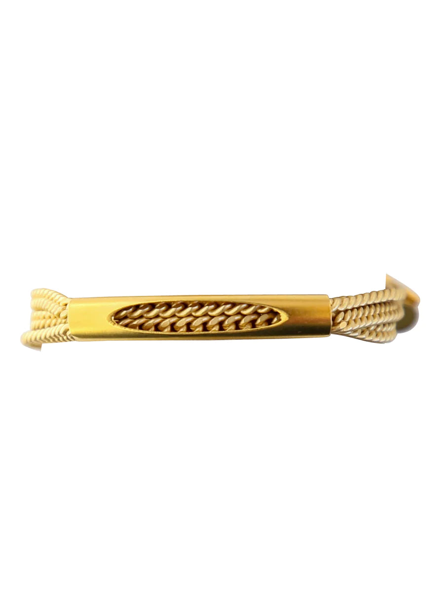 Morgan Triple Strand Bracelet in Gold