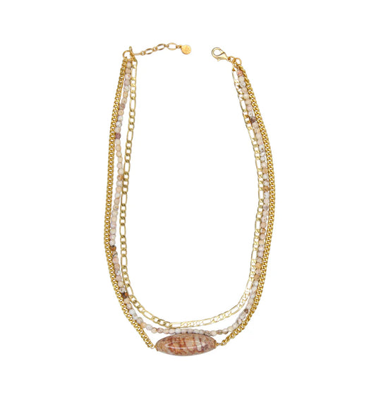 Palladio Triple Strand Necklace