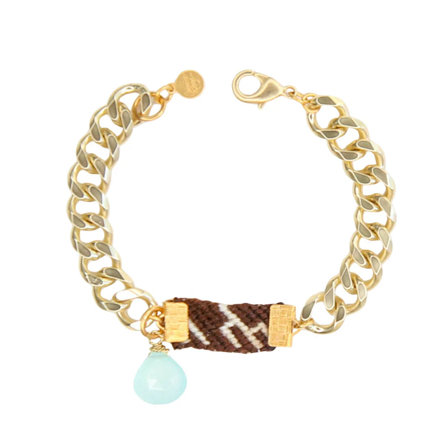 Sierra Bracelet in Chalcedony with Mocha