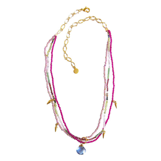 Spices Triple Strand Necklace