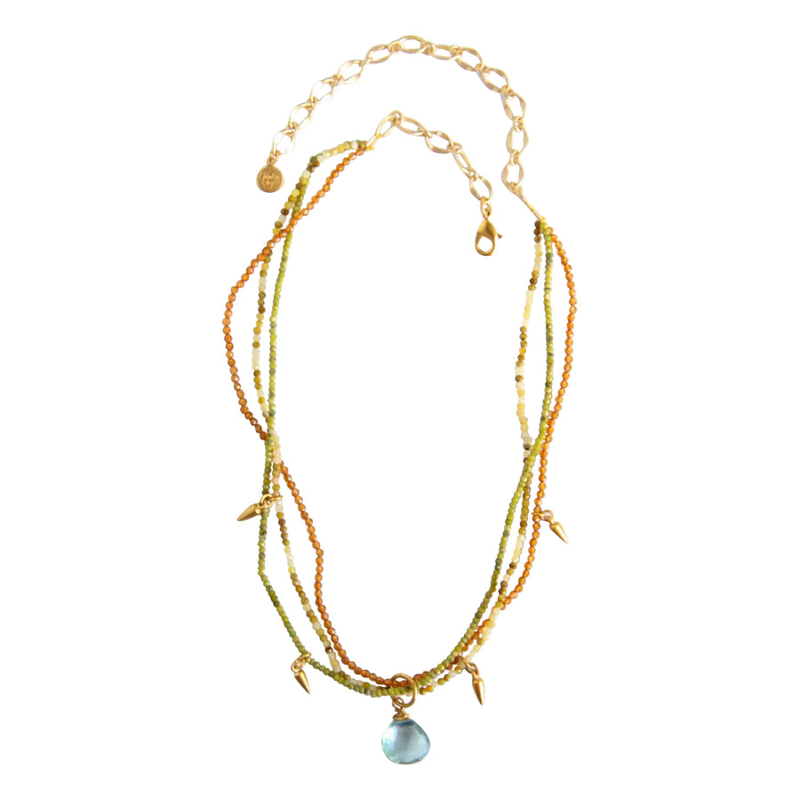 Spices Triple Strand Necklace