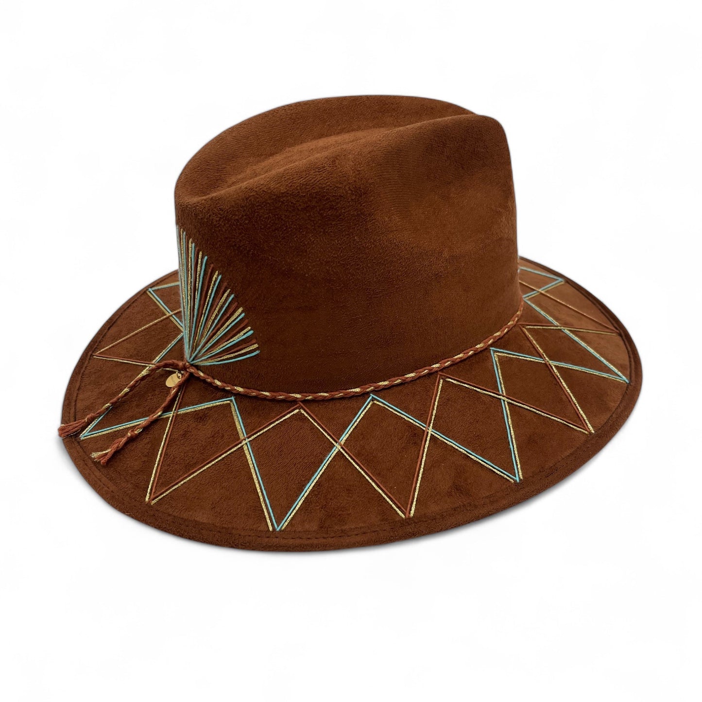 Sunrise Vegan Suede Wide Brim Fedora