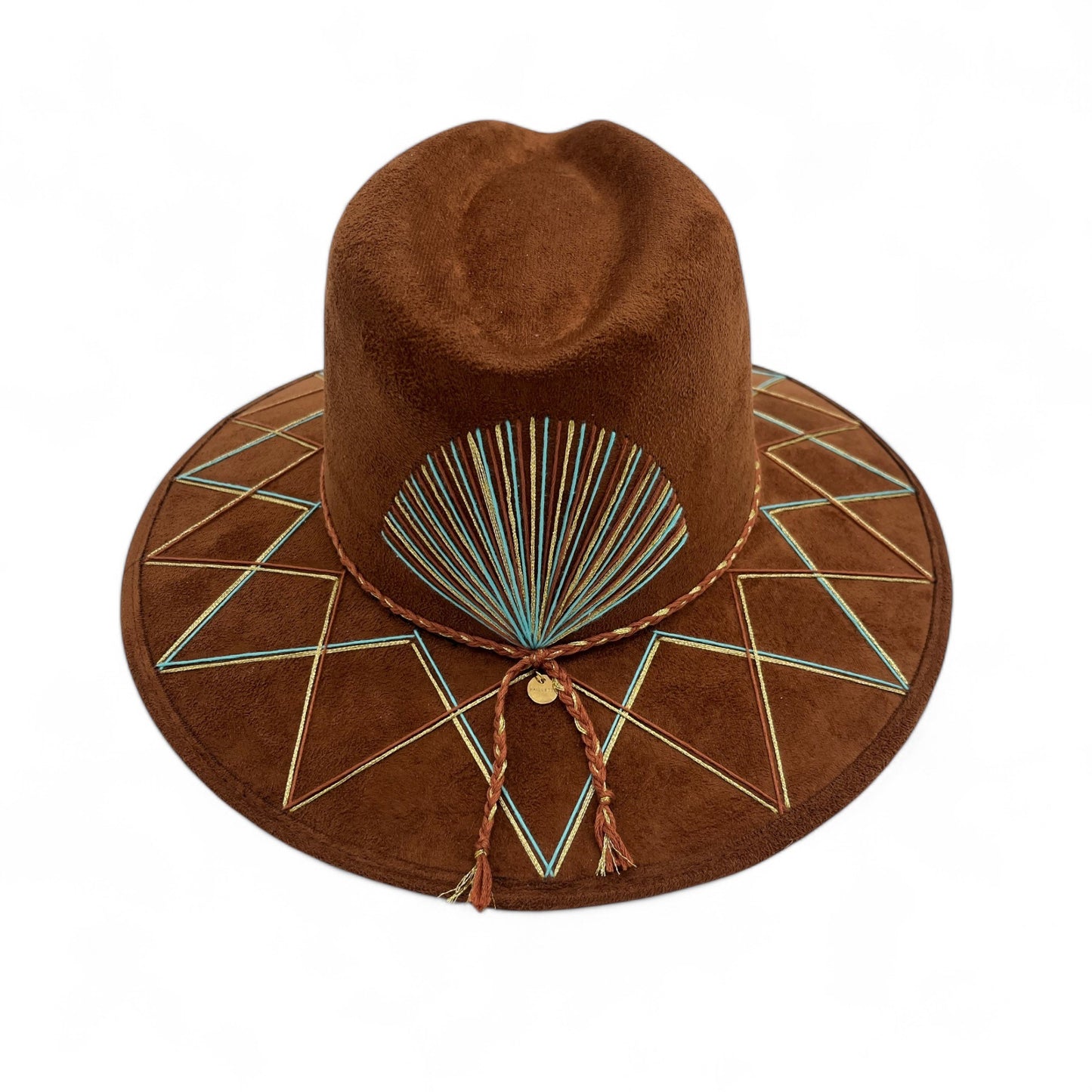 Sunrise Vegan Suede Wide Brim Fedora