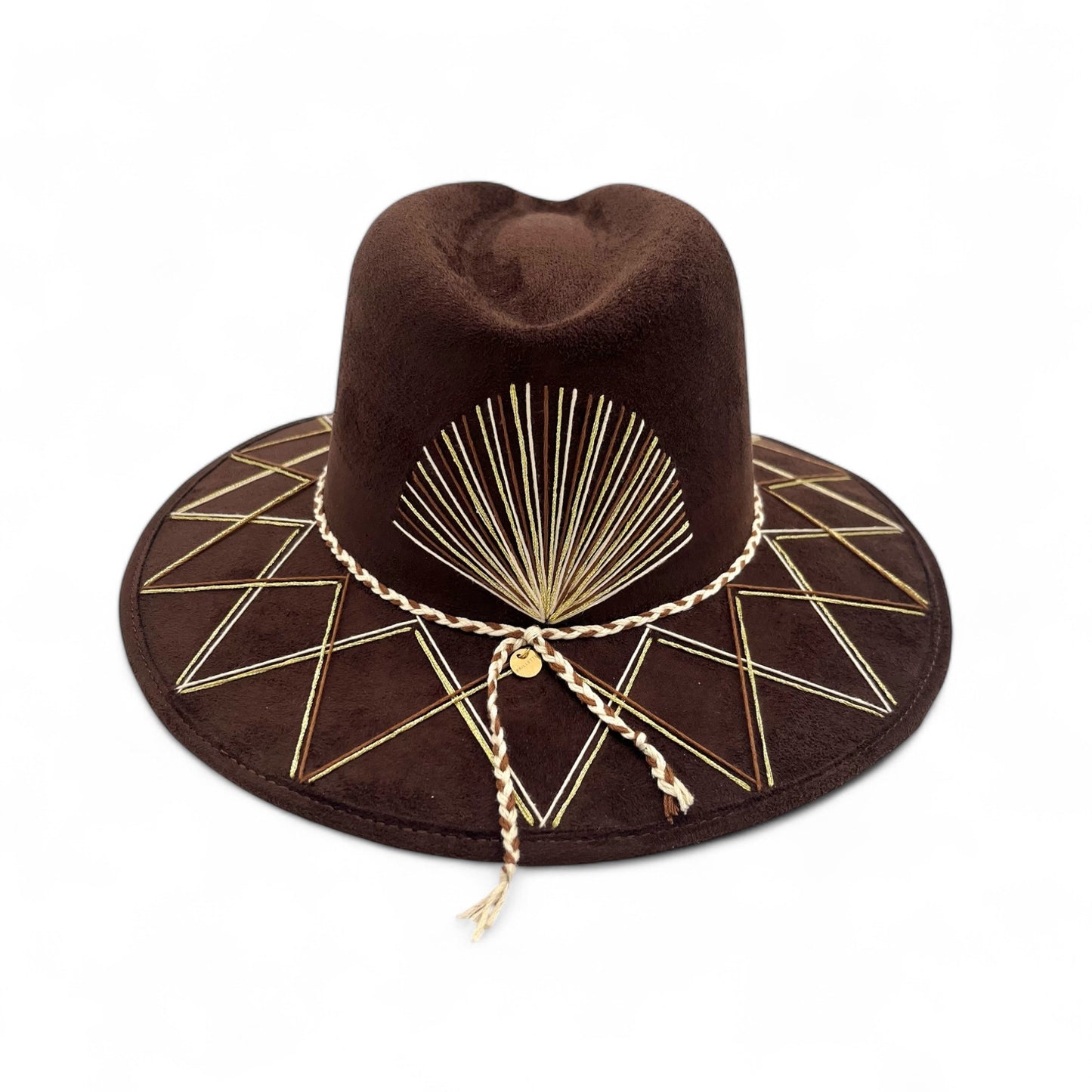 Sunrise Vegan Suede Wide Brim Fedora