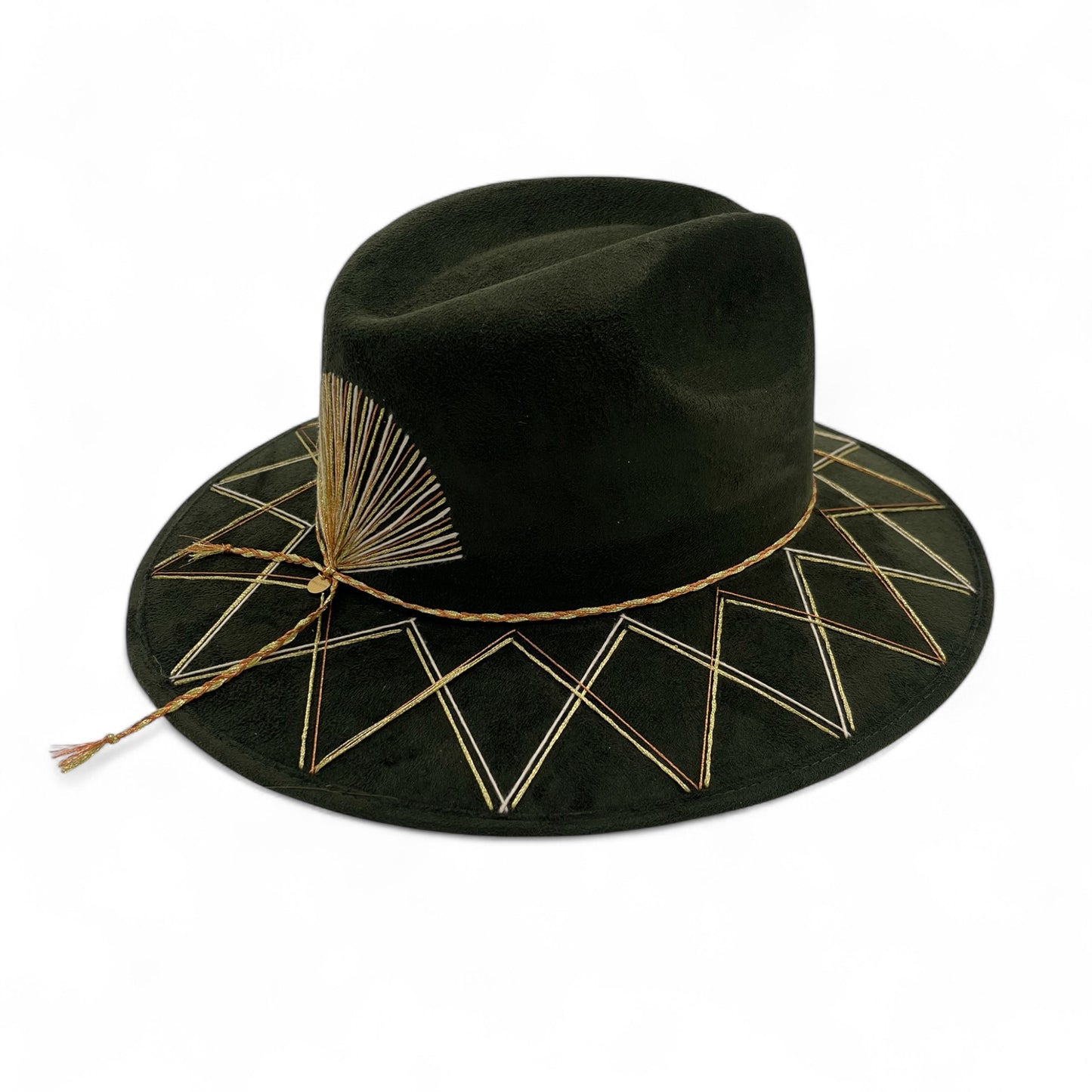 Sunrise Vegan Suede Wide Brim Fedora