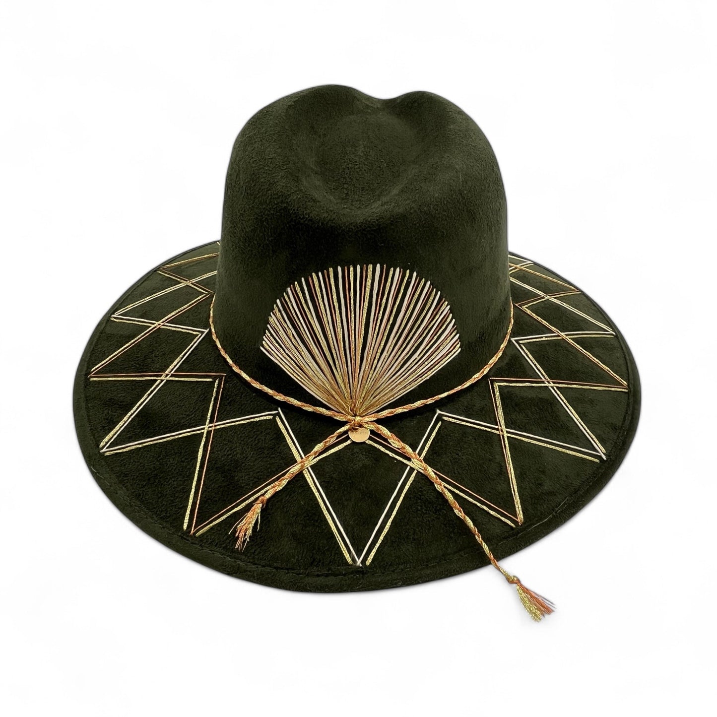 Sunrise Vegan Suede Wide Brim Fedora