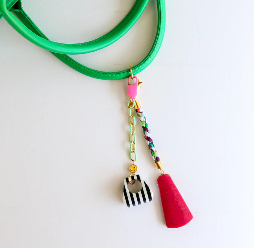 Enamel Graphic Bag Charm