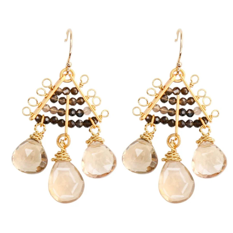 Watusi Earrings in Mousse