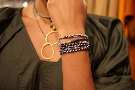Zenwrap Bracelet/Choker/Anklet in Navy