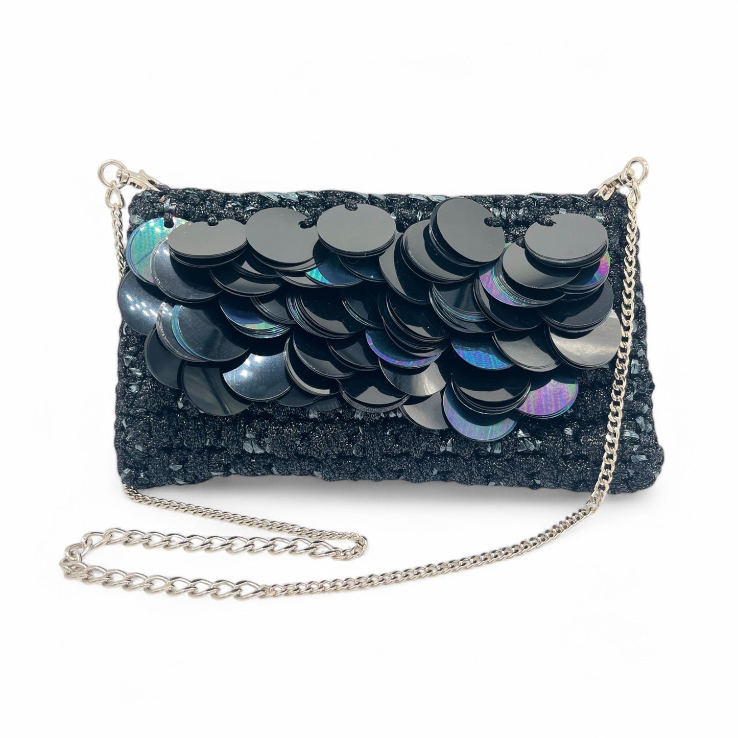 Jumbo Paillettes Clutch Handbag
