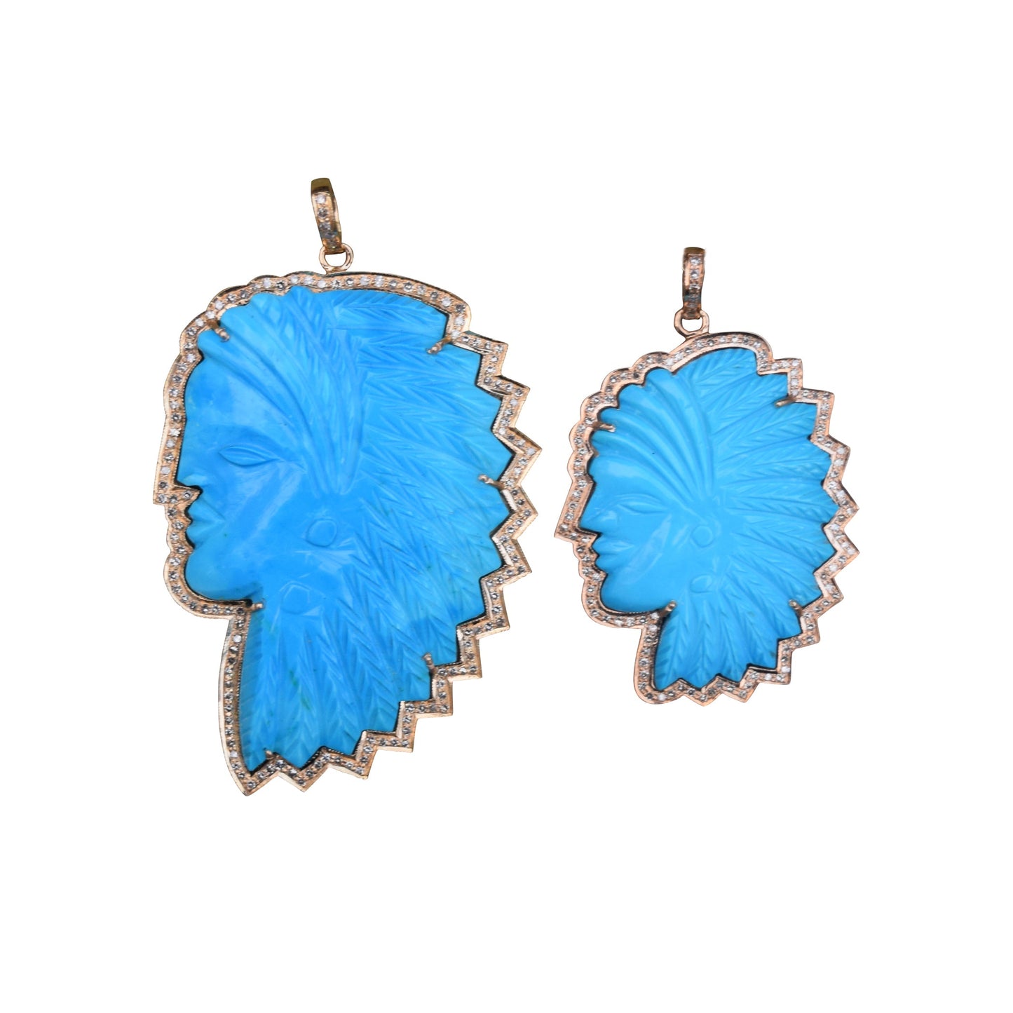 Gold + Turquoise Headdress