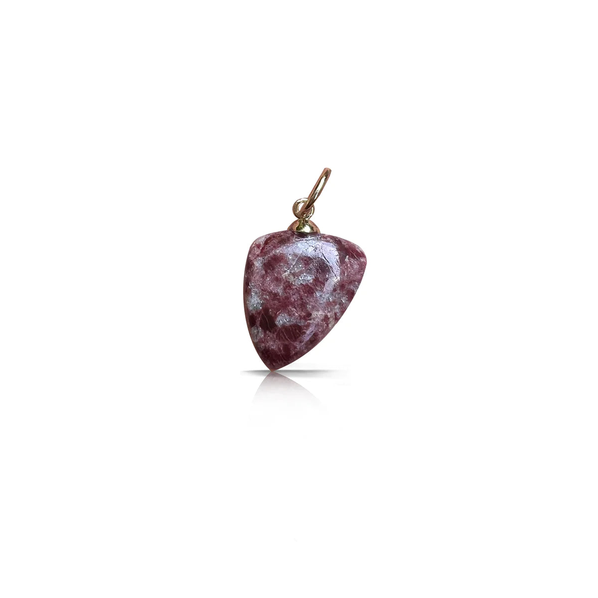 14K Norwegian Thulite Charm