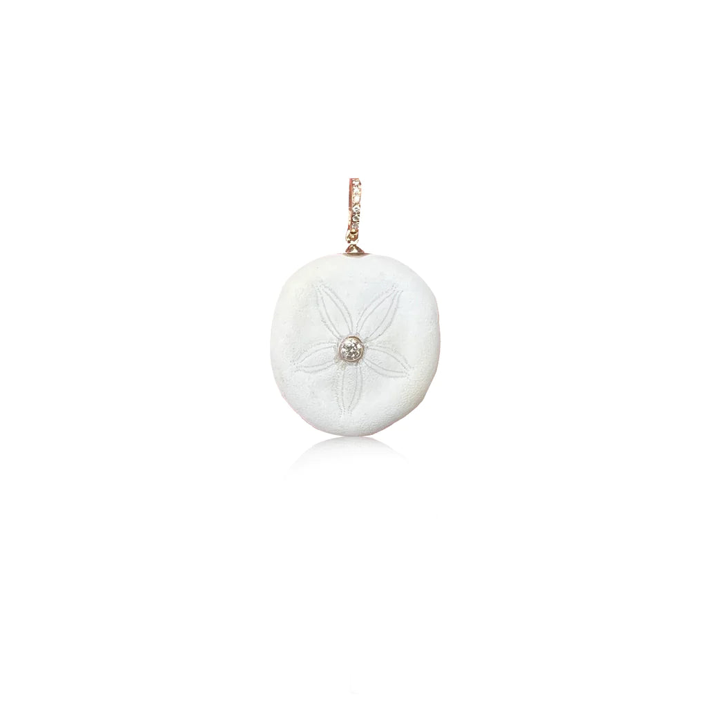 14K Sand Dollar Charm