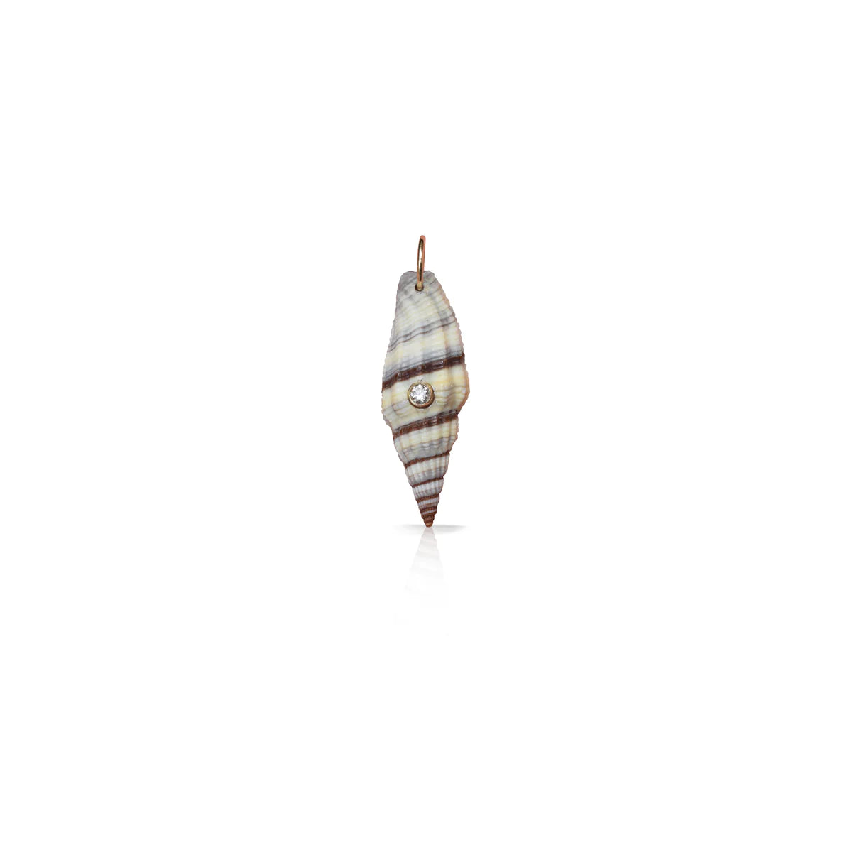 14K Baby Conch Shell Charm