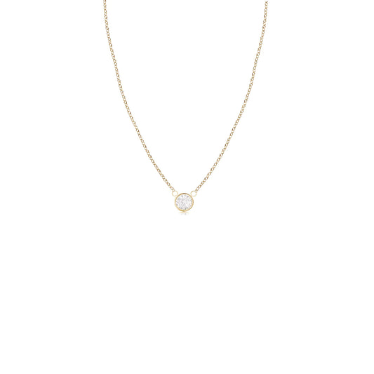 14K 6mm Gold Diamond Necklace