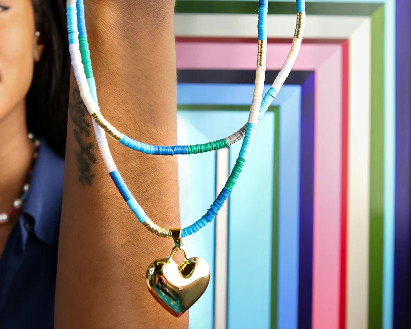 Aruba Long Necklace in Sand