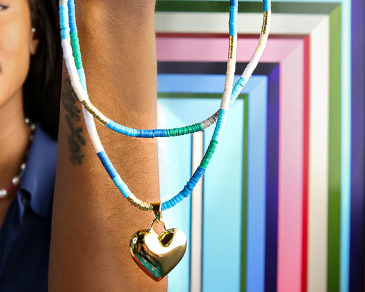 Aruba Long Necklace in Sand