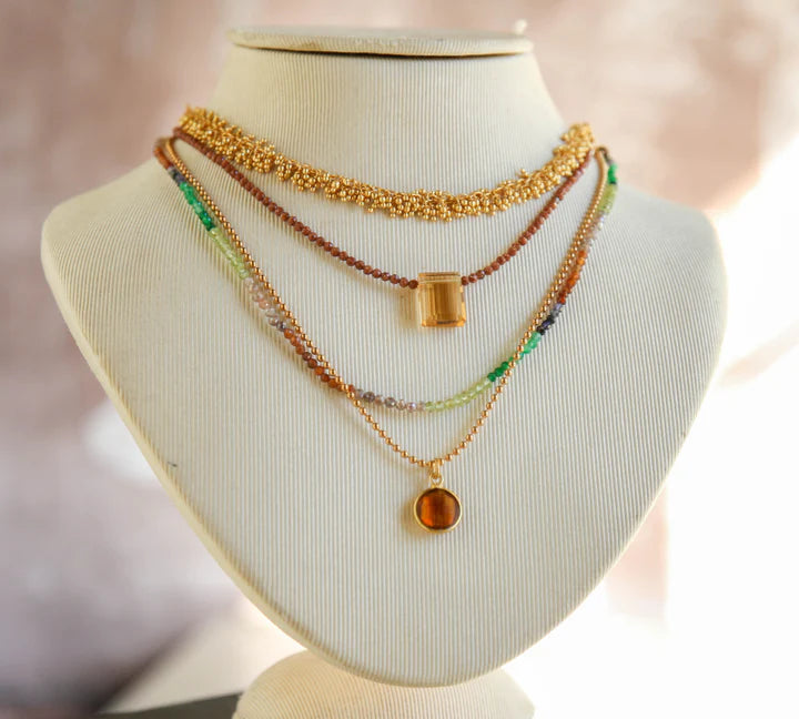 Avery Double Strand Necklace