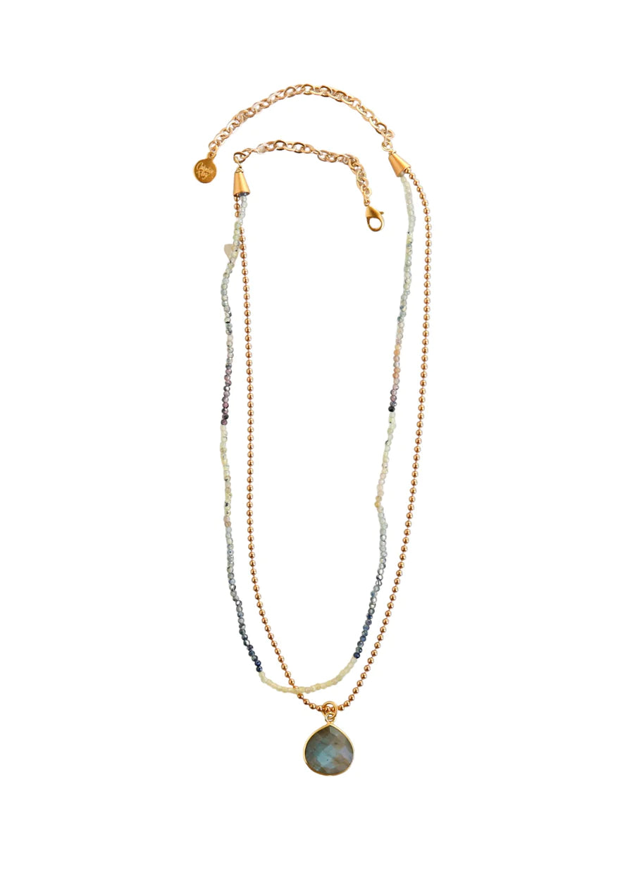 Avery Double Strand Necklace