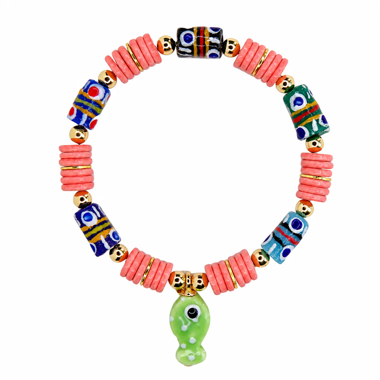 Bluefin Beaded Bracelet - Blush