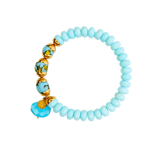 Capri Bracelet in Robin's Egg Blue