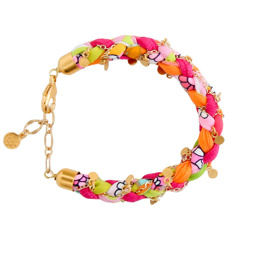 Confetti Bracelet in Pink Floral