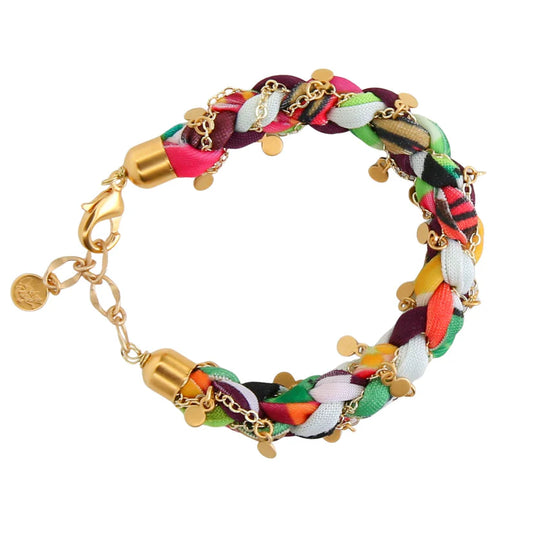 Confetti Bracelet in Havana Green