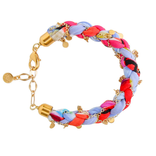 Confetti Bracelet in Periwinkle Blues