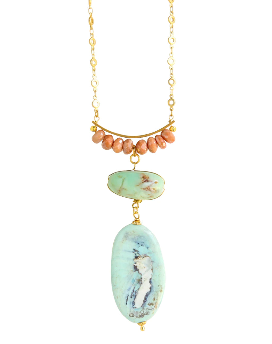 Cove Long Pendant Necklace