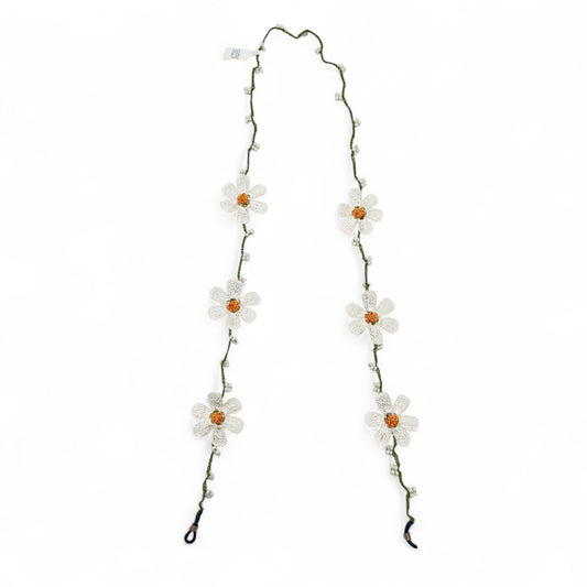 Daisy Crochet Eye Glass Holder