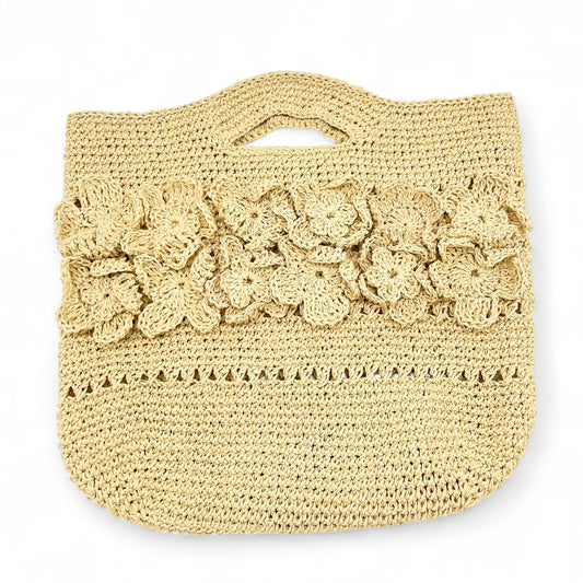 Diya Crochet Raffia Bag